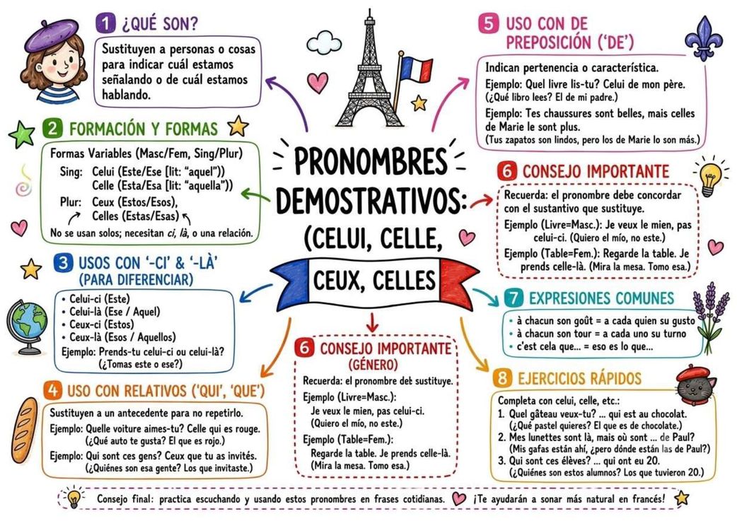 Mapa mental de francés