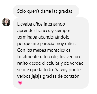 Testimonio de estudiante de Francés Ilustrado