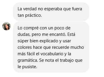Testimonio de estudiante de Francés Ilustrado